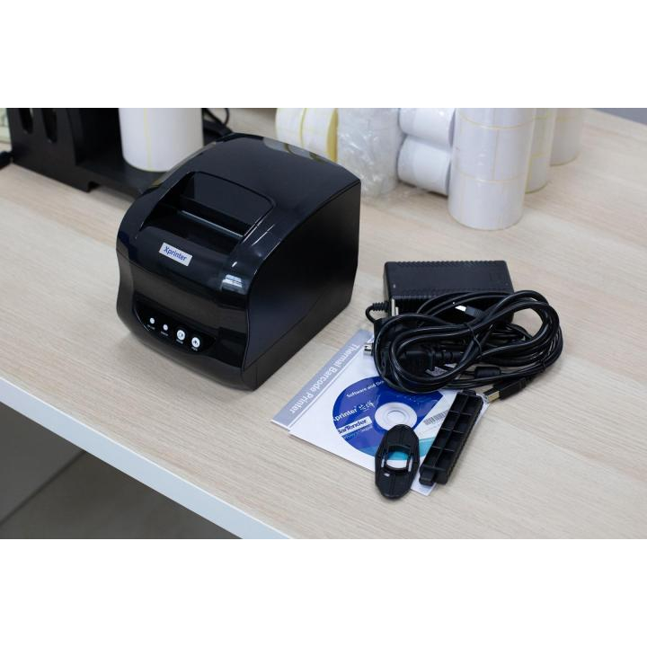 Máy in tem mã vạch, đơn hàng, trà chanh Xprinter XP / KPOS 365B