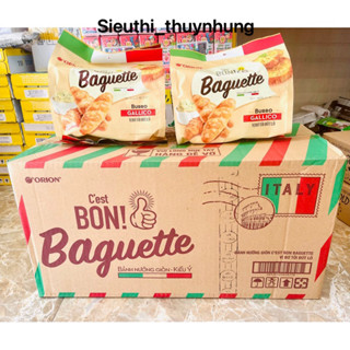 1 Thùng 10 Túi Bánh Nướng Giòn C’est Bon Baguette 180g ( 5 gói x 36g ) Vị Bơ Tỏi Đút Lò - Siêu Ngon ạ
