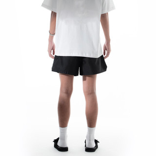 Quần Short Lowkey Big Logo Vải dù - Đen