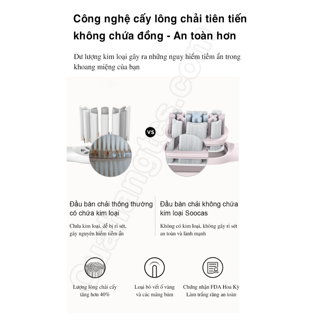 Bàn chải đánh răng điện Soocas X3U