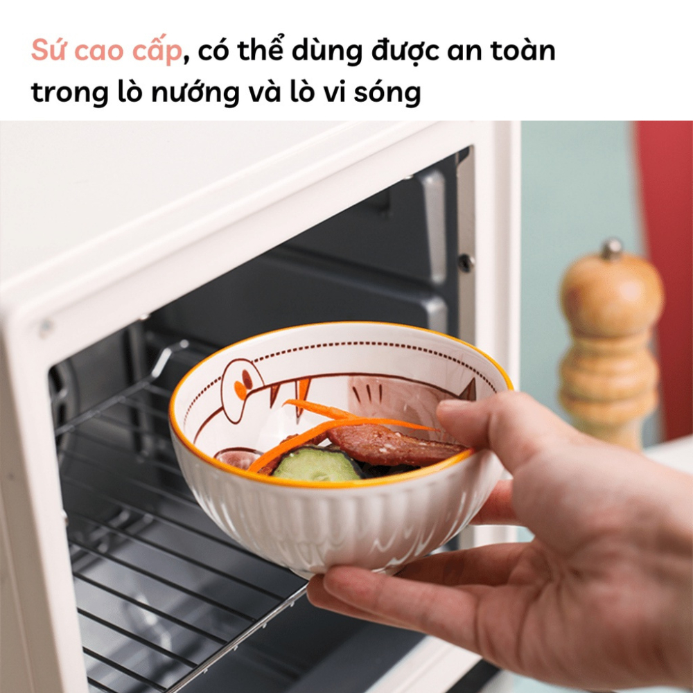 Bát Ăn Dặm Kiểu Nhật Cho Bé Gốm Sứ Hình Ngộ Nghĩnh Yoota Baby - Giá bán 1 bát