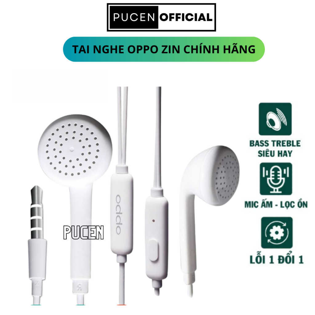 Tai Nghe Oppo Zin chính hãng bảo hành 6 tháng CHÍNH HÃNG PUCEN