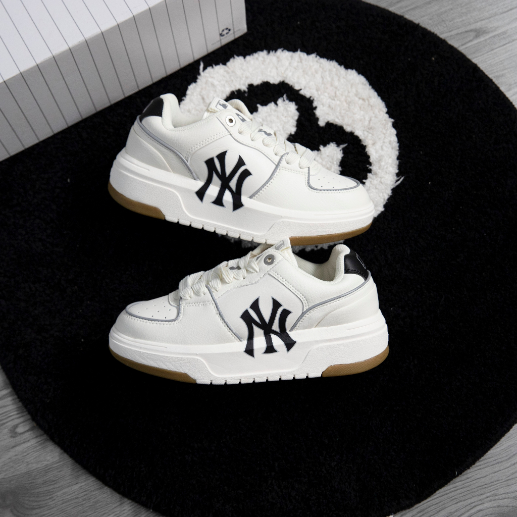 Giày MLB Chunky Liner NY Trắng Phản Quang Chính Hãng