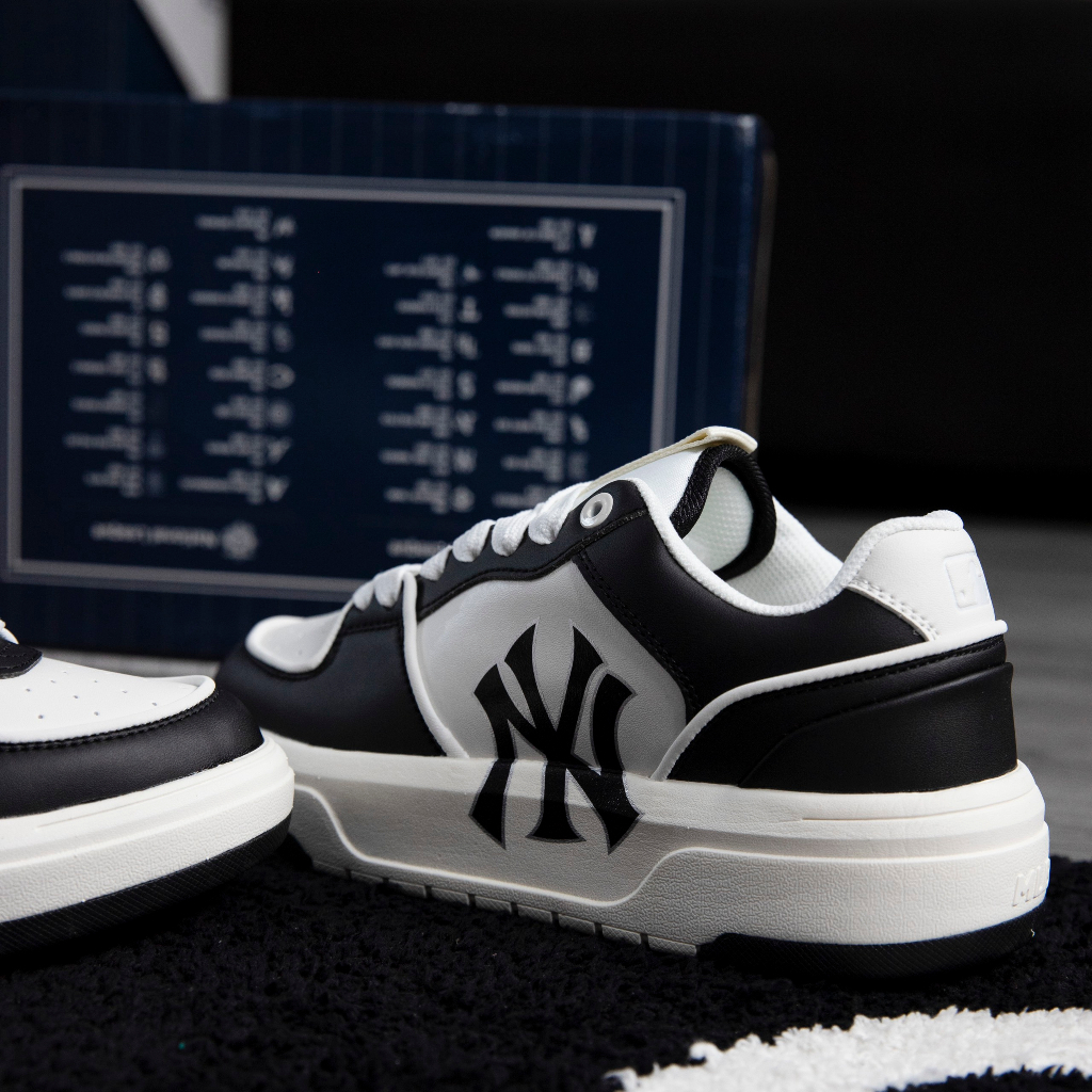 Giày MLB Chunky Liner NY Đen Mới Chính Hãng