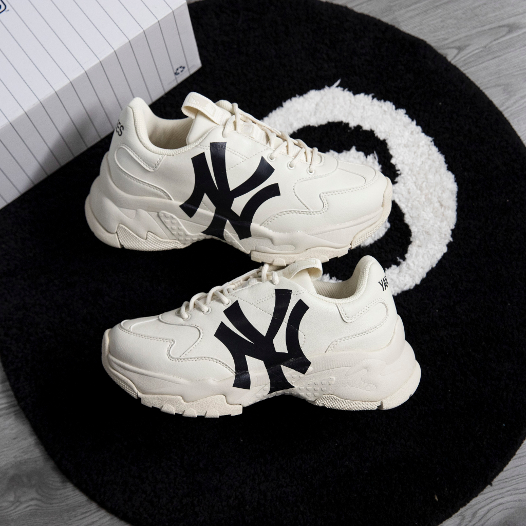 Giày MLB Bigball Chunky A  Beige Chính Hãng