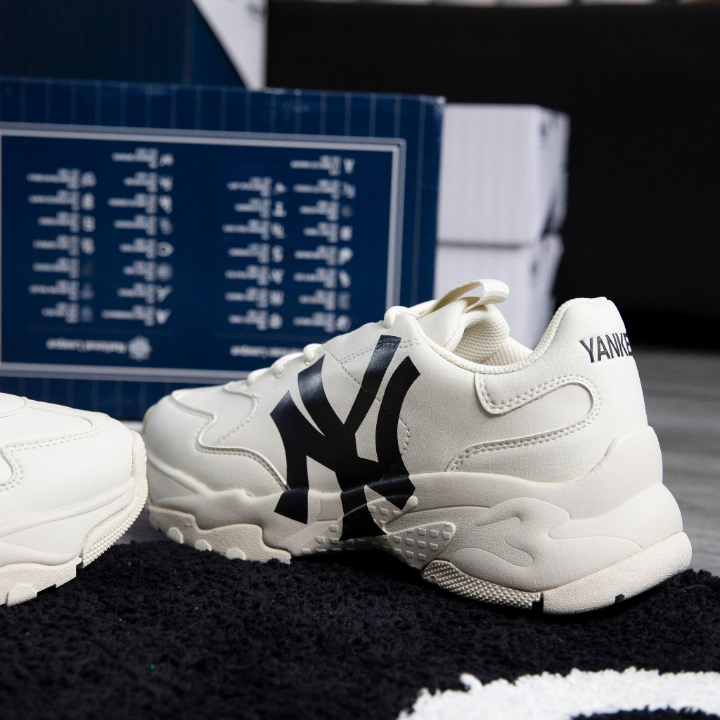 Giày MLB Bigball Chunky A  Beige Chính Hãng