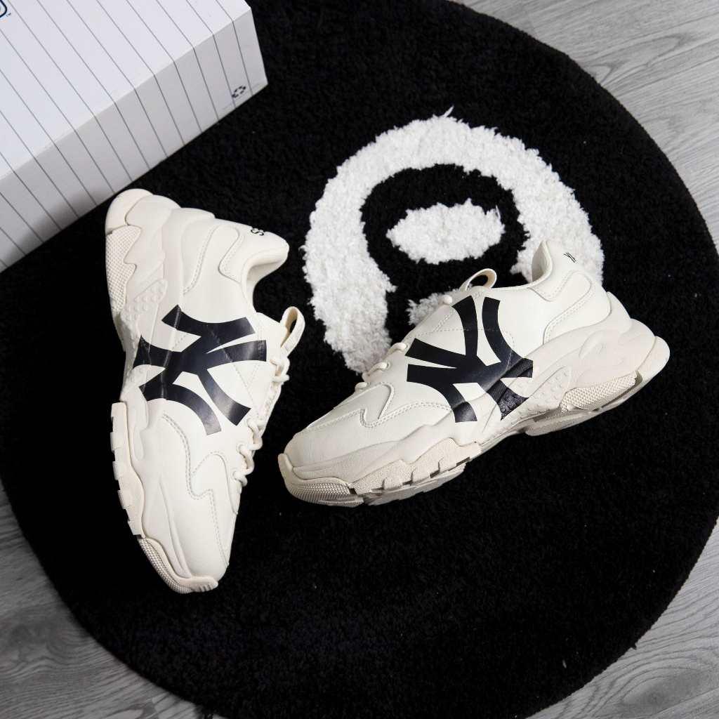 Giày MLB Bigball Chunky A  Beige Chính Hãng