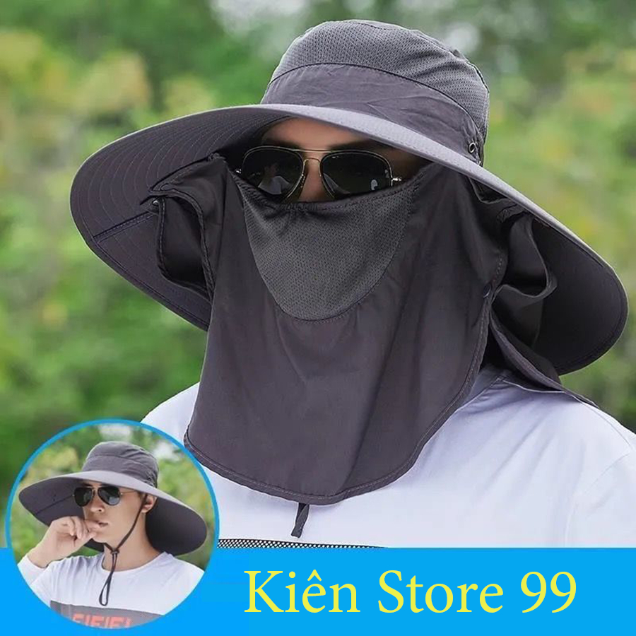 Mũ Chống Nắng Nam Mũ Đi Nắng Câu Cá Ngoài Trời Mùa Hè-vukien9245ds