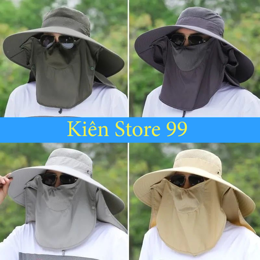 Mũ Chống Nắng Nam Mũ Đi Nắng Câu Cá Ngoài Trời Mùa Hè-vukien9245ds