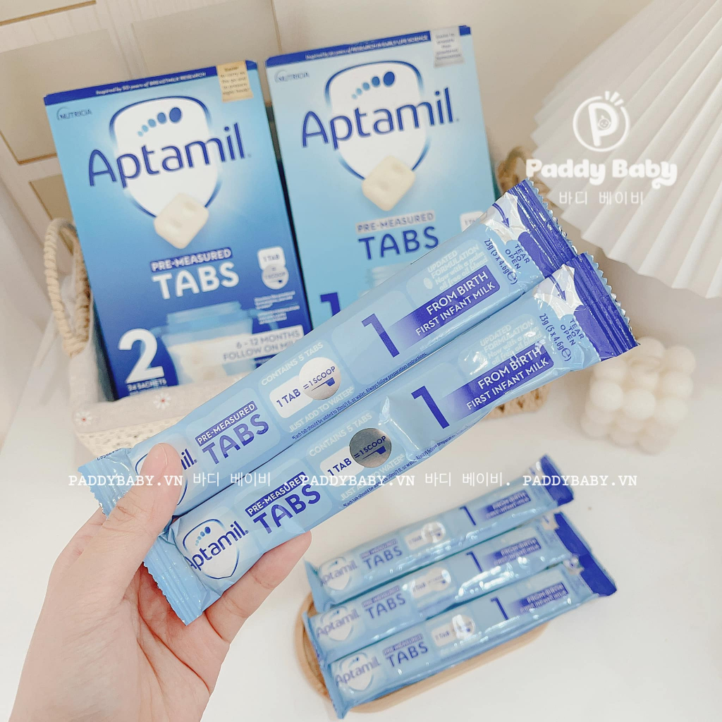 Sữa thanh Aptamil tiện lợi cho bé từ 0m+