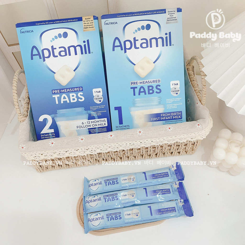 Sữa thanh Aptamil tiện lợi cho bé từ 0m+