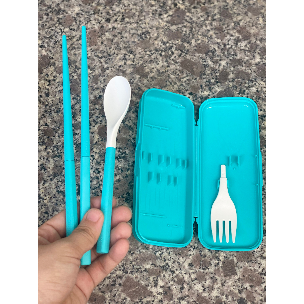 Bộ muỗng nĩa Portable Chopstik Tropial Tupperware