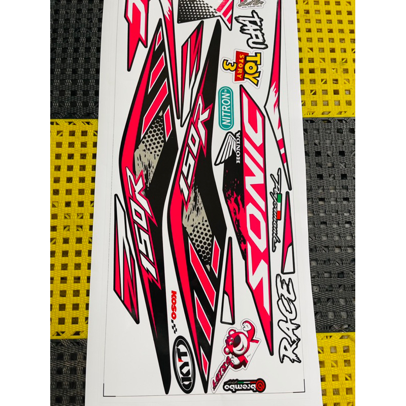 TEM CHẾ SONIC HỒNG ĐEN BẠC !