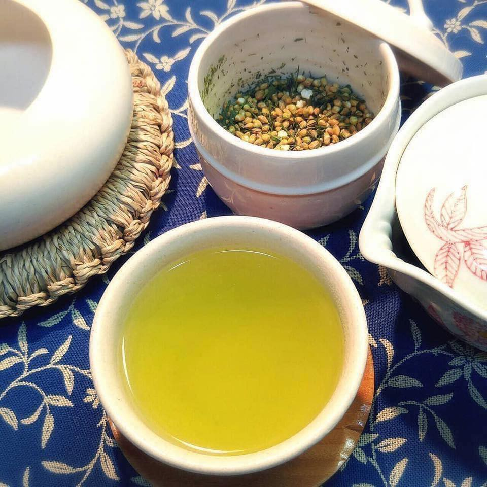 Trà Xanh Gạo Lứt Rang Nhật Bản Kunitaro Gói 200g