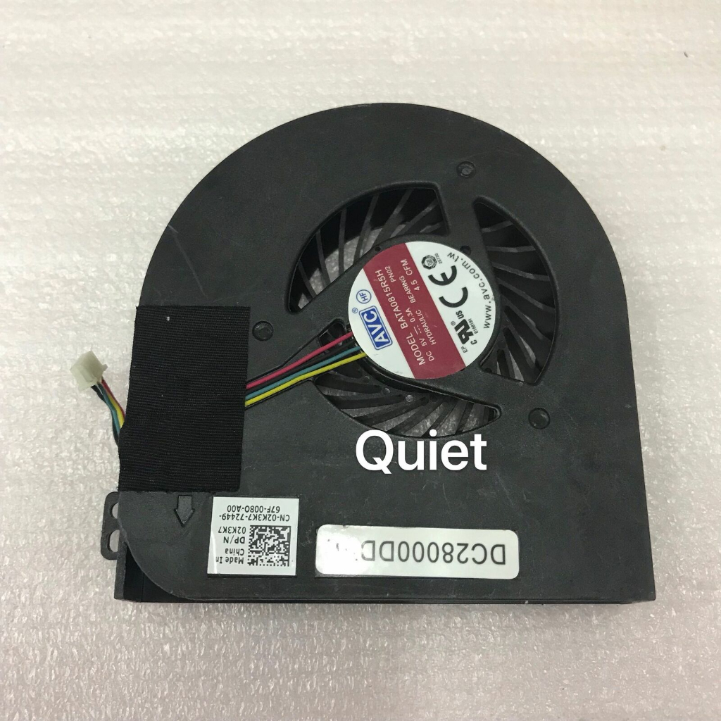 Fan quạt tản nhiệt cpu laptop dell Precision M4800 zin cũ không kén máy không báo lỗi F1