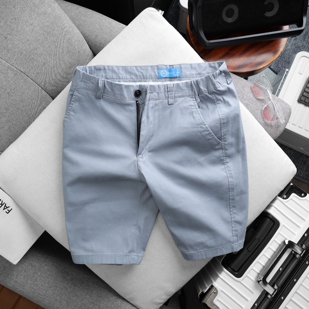 Quần short kaki nam Hàn Quốc chất vải thoáng mát phong cách năng động thoải mái