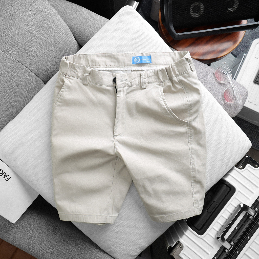 Quần short kaki nam Hàn Quốc chất vải thoáng mát phong cách năng động thoải mái