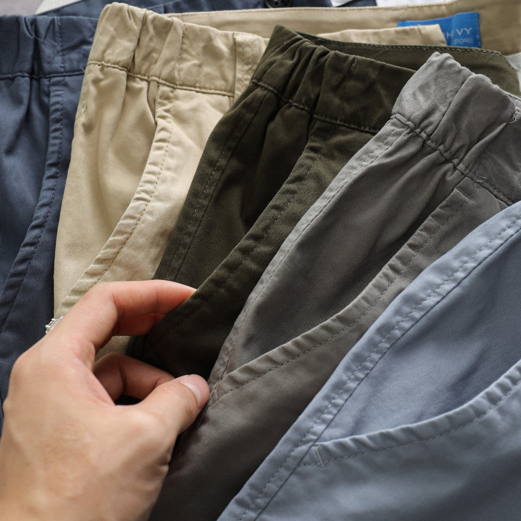 Quần short kaki nam Hàn Quốc chất vải thoáng mát phong cách năng động thoải mái