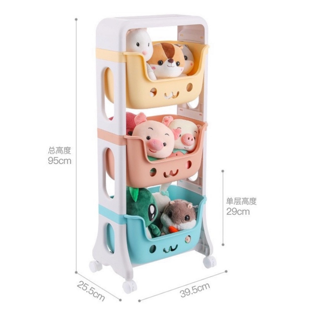 Tủ nhựa đa sắc màu 5 tầng nhựa Việt Nhật, tủ đựng quần áo, đồ dùng đa năng có bánh xe (MS: 3638)-kimbao | BigBuy360 - bigbuy360.vn