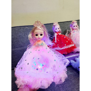 Lồng đèn búp bê chibi điện xoay có đèn và nhạc