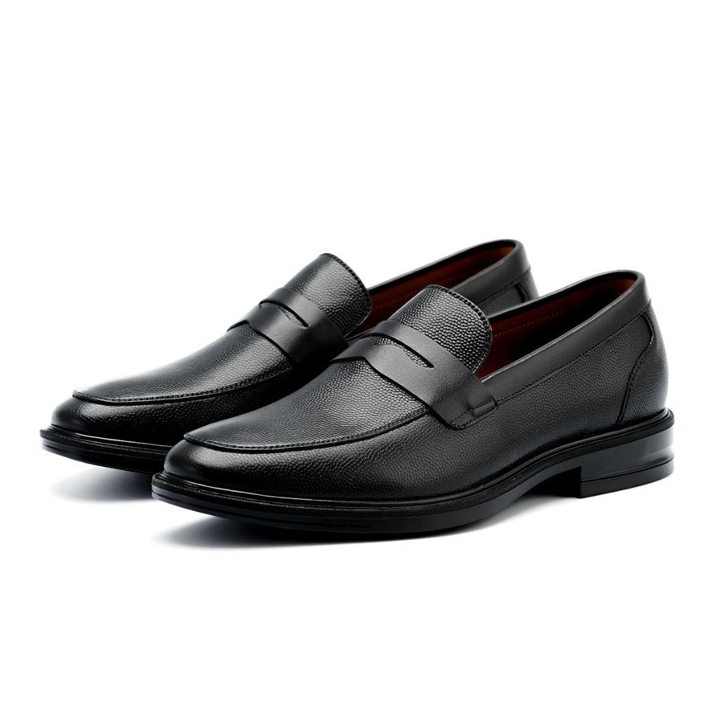 Giày da nam LEXSHOES giày da bò LS06 cao cấp bảo hành 2 năm