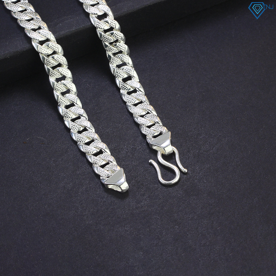 Dây chuyền nam bạc thật mắt xích DCK0025 Trang Sức TNJ