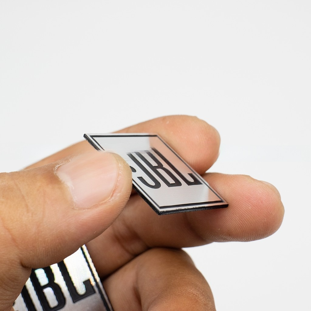 Tem Loa JBL Nhôm Cứng , Kích Thước 2,7cm, Giá Bán 2 Tem