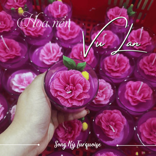 Nến bơ cúng dường - Nến ly hoa Vu Lan hộp 6 ly- Nguyên liệu nến bơ Song Kỳ