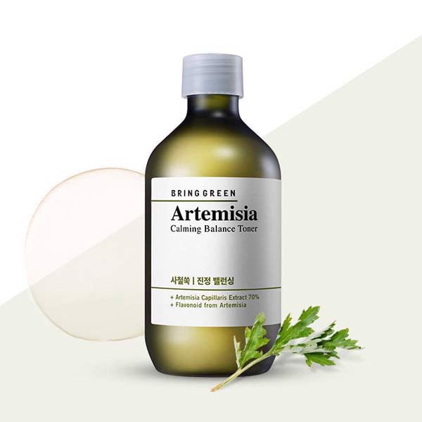 Nước Hoa Hồng Ngải Cứu BRING GREEN Artemisa Calming Balance Toner Làm Dịu Và Cân Bằng Da