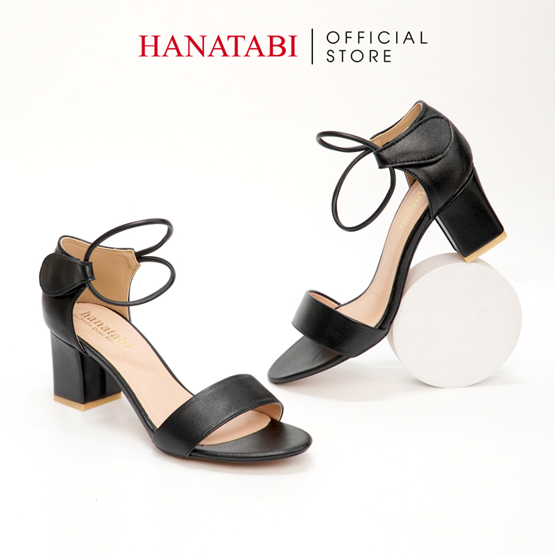 Sandal Nữ Hanatabi Quai Gót Vuông Cao 5cm Hậu Xé Đế TA Cao Cấp Chống Trơn Trượt Mã HNSDX5F894