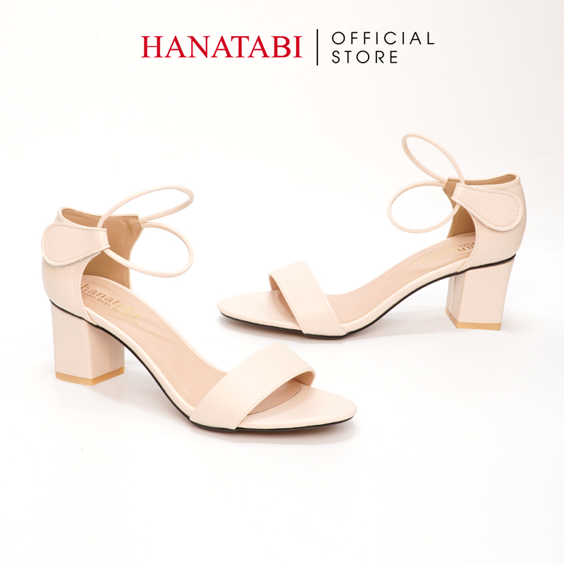 Sandal Nữ Hanatabi Quai Gót Vuông Cao 5cm Hậu Xé Đế TA Cao Cấp Chống Trơn Trượt Mã HNSDX5F894