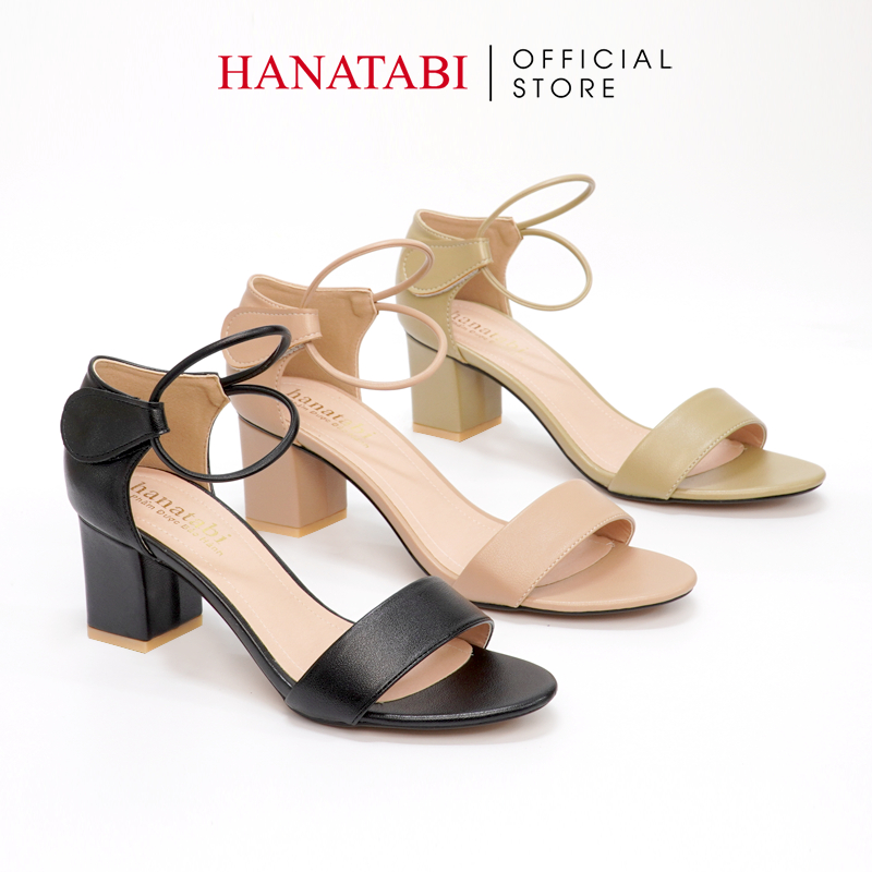 Sandal Nữ Hanatabi Quai Gót Vuông Cao 5cm Hậu Xé Đế TA Cao Cấp Chống Trơn Trượt Mã HNSDX5F894