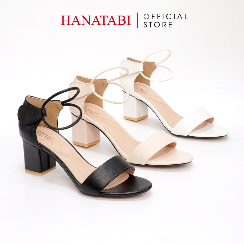 Sandal Nữ Hanatabi Quai Gót Vuông Cao 5cm Hậu Xé Đế TA Cao Cấp Chống Trơn Trượt Mã HNSDX5F894