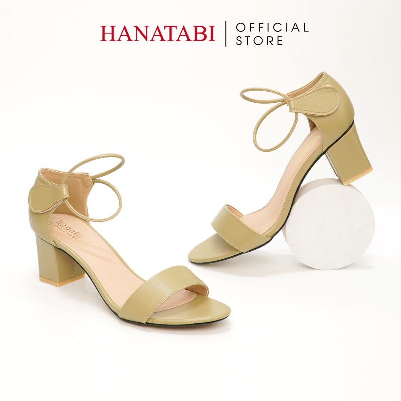 Sandal Nữ Hanatabi Quai Gót Vuông Cao 5cm Hậu Xé Đế TA Cao Cấp Chống Trơn Trượt Mã HNSDX5F894