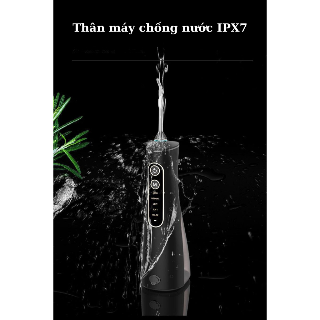 Tăm nước cầm tay SeaSy X62 với 5 chế độ chăm sóc răng miệng, làm sạch mảng bám trên răng và bảo vệ nướu