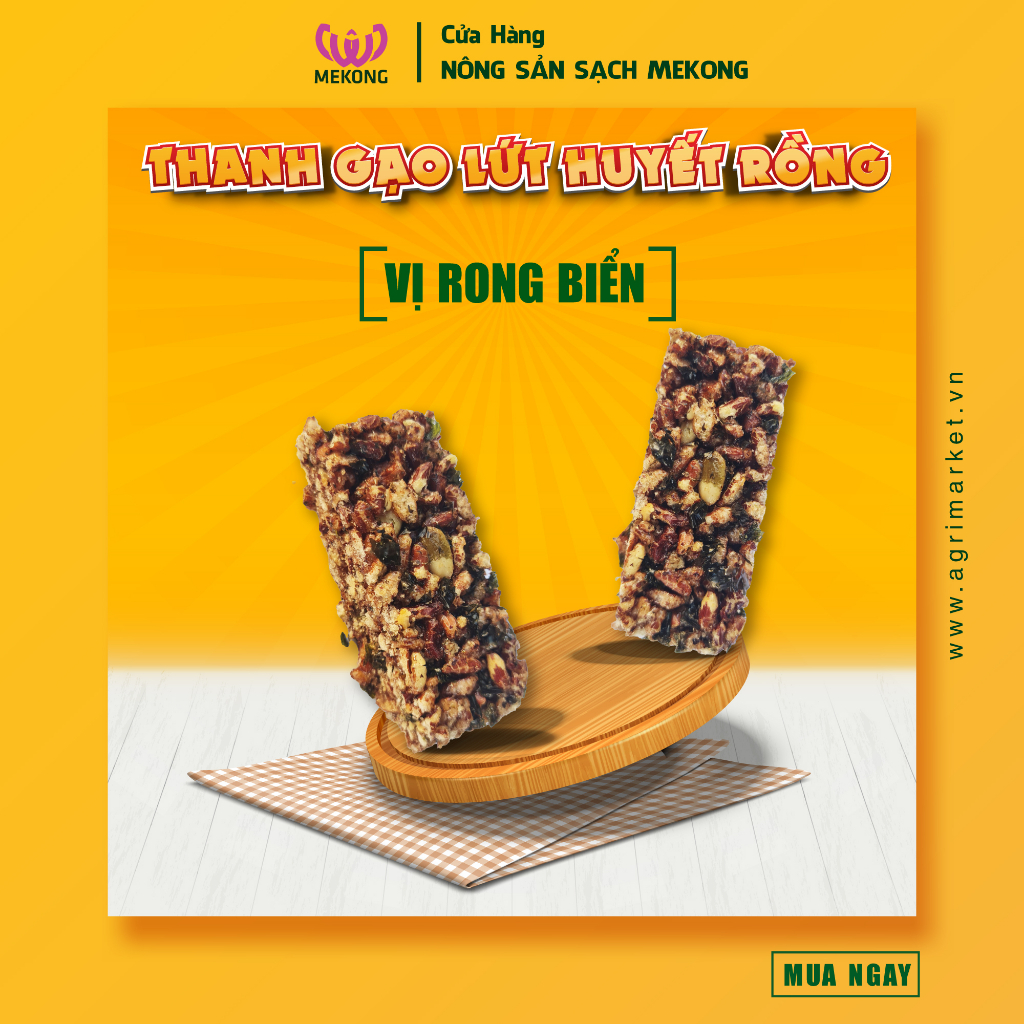 1Kg Thanh Gạo Lứt siêu Chà Bông | Siêu Hạt | tốt cho người ăn kiêng, giảm cân