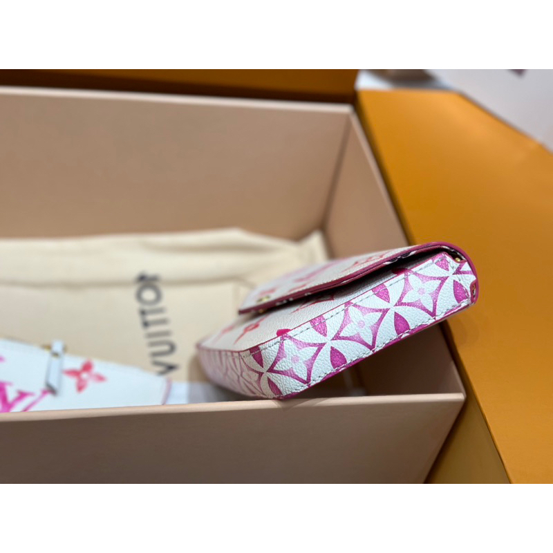 Set Túi Eovi thepool vân dập nổi tag vàng fullbox vip nam châm W266-21