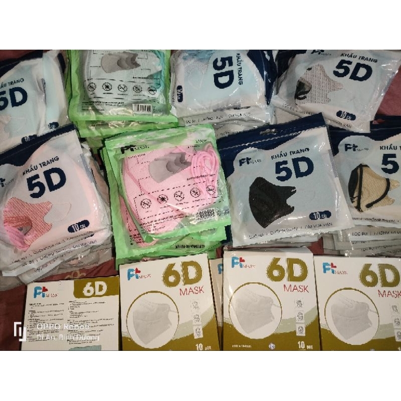 Khẩu trang 5D hiệu PT
