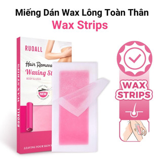 Miếng dán wax lông luckyfine chính hãng, wax lông nách wax lông tay chân 1 miếng 2 mặt wax hiệu quả ngay lần đầu sử dụng
