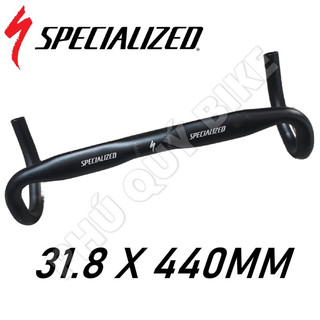 Ghi đông nhôm specialized 31.8 cong ống dẹt xe đạp đua