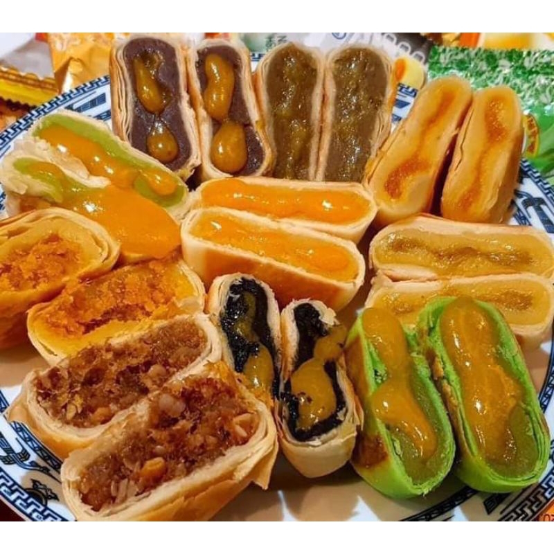 Bánh pía kim sa mini túi quà 500g