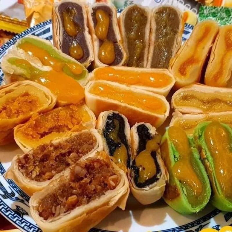 Bánh pía kim sa mini túi quà 500g