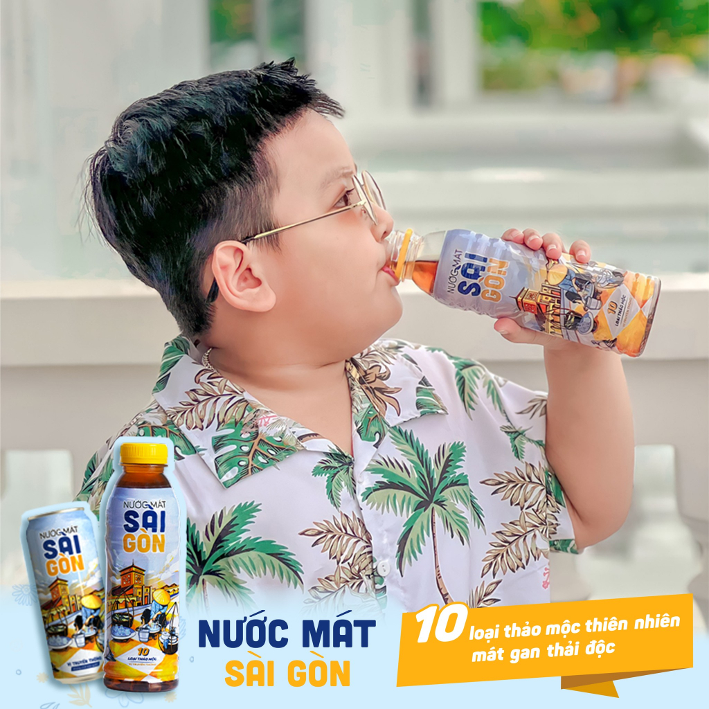 Thùng nước mát Sài Gòn vị truyền thống COLOR MAN