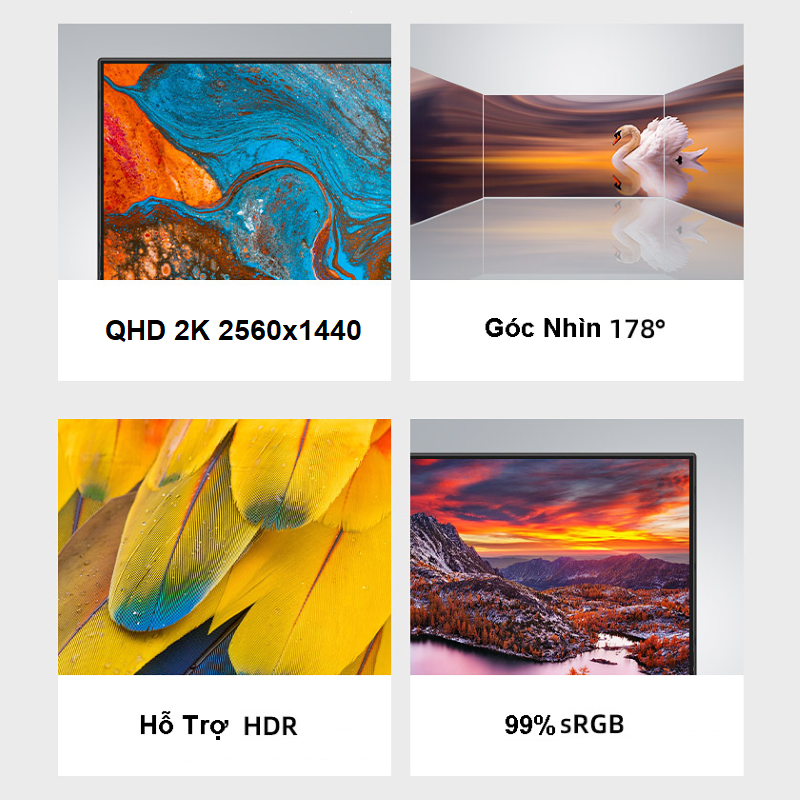 Màn Hình Máy Tính 24 / 27 inch QHD 2K (2560 x 1440) 75hz | BigBuy360 - bigbuy360.vn