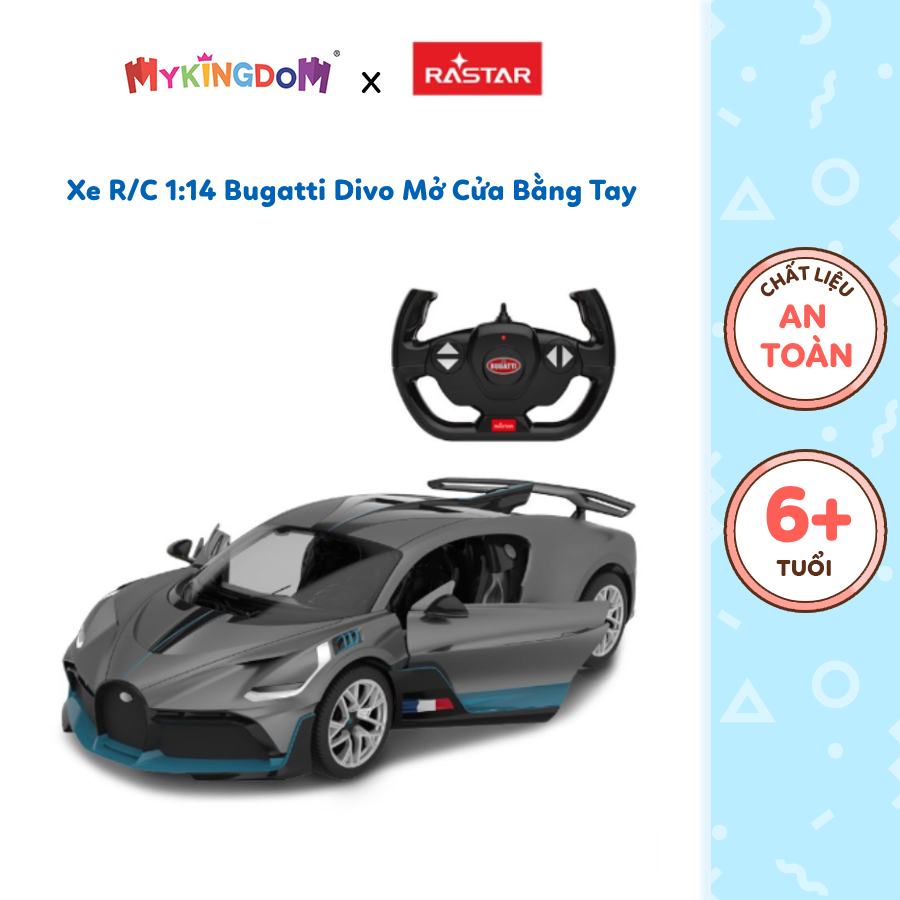 Đồ Chơi RASTAR Xe R/C 1:14 Bugatti Divo Mở Cửa Bằng Tay R98000