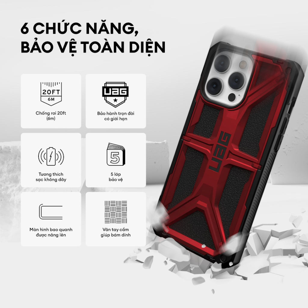 Ốp Lưng UAG MONARCH Cho iPhone 14 PRO [6.1 INCH]