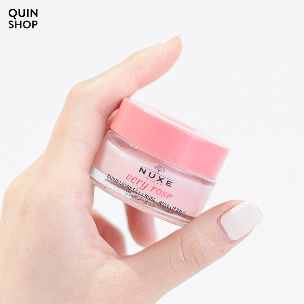 Sáp Dưỡng Môi Giảm Bong Tróc, Nứt Nẻ Nuxe Paris  Rose Lip Balm ( HƯƠNG HOA HỒNG)