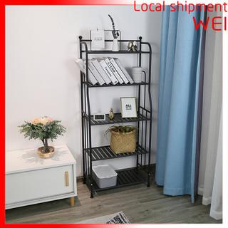 5 tầng Clip Set Rack kệ hàng trưng bày tạp hoá Kệ nhỏ Kệ bếp Kệ nhà vệ sinh Phòng ngủ Hạ cánh nhiều tầng thu nạp Năm lớp