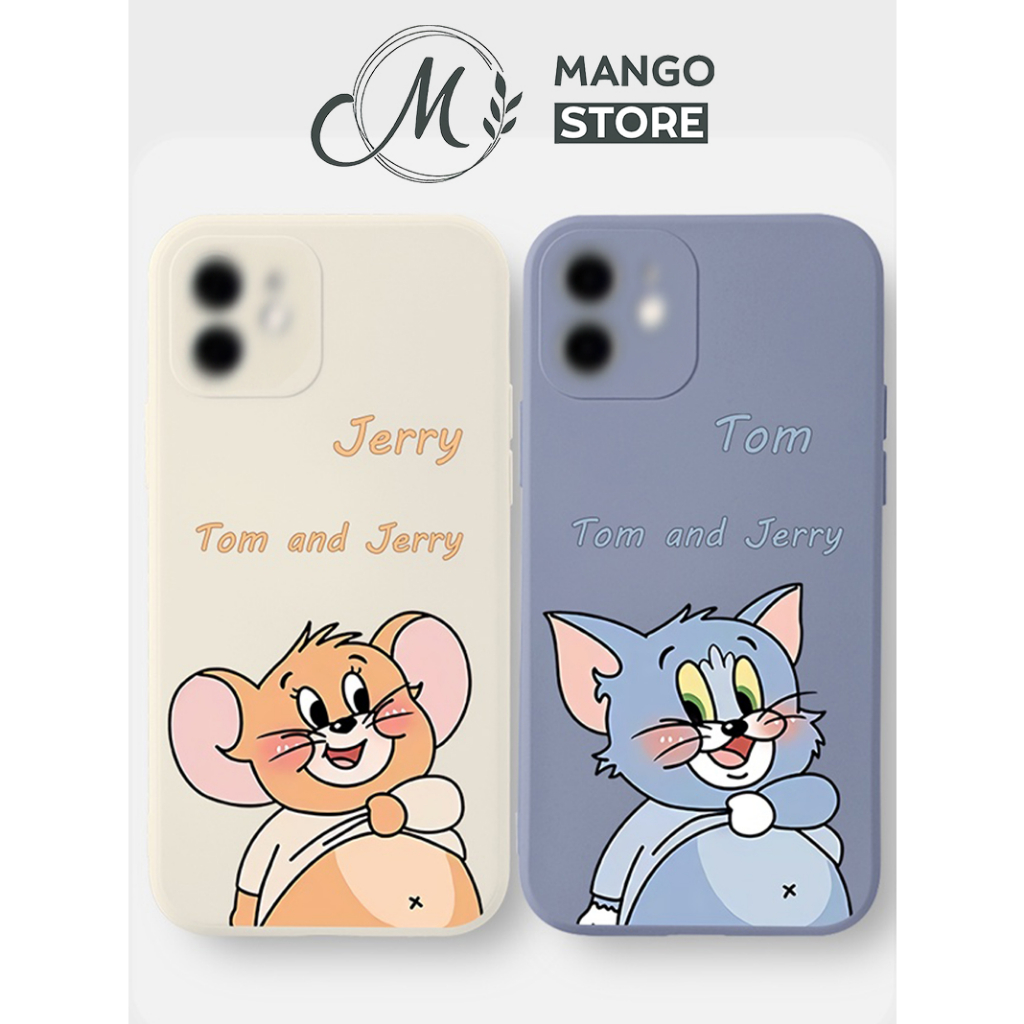 Ốp lưng iphone Tom & Jerry 6plus 6splus 7 plus 8plus X Xr XsM 11 12 13 Promax 14 Promax Mango Store 