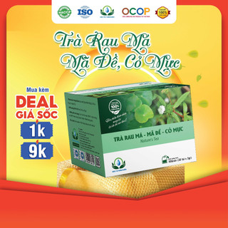 Trà Rau Má Mã Đề Cỏ Mực Giúp Lợi Tiểu Giảm Viêm Hộp 30 Túi Lọc Siêu Thị Thiên Nhiên